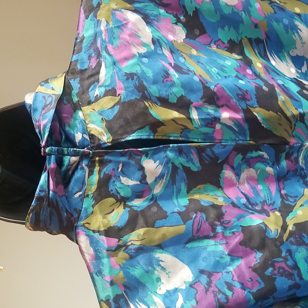 Ronny Kobo Collection Annika Silk Blend Floral Mini Bodycon Dress - Picture 3 of 4